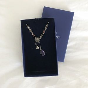 Swarovski Fortune Purple Women Necklace